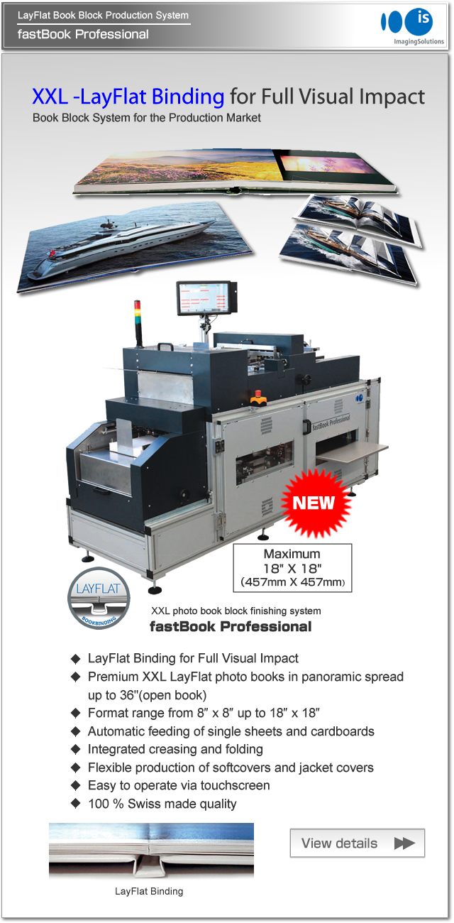 LayFlat Photo Book Block System, fastBook Professional - Imaging Solutions