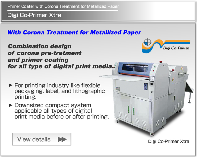 Digi Co-Primer Xtra with Corona Treatment fot metallized paper