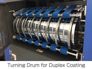 BN MultiCoat DX15P is Duplex Coater for UV/Aqueous coating after printing, for Konica Minolta AccurioPress C14000. Duplex Coating for SRA3 Size Media