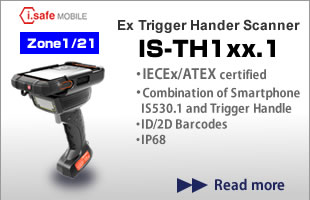 i.safe Mobile, Ex Handy Barcode Scanner, IS-TH1xx.1