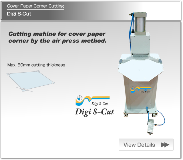 Digi S-Cut - Cutting mahine for cover paper corner