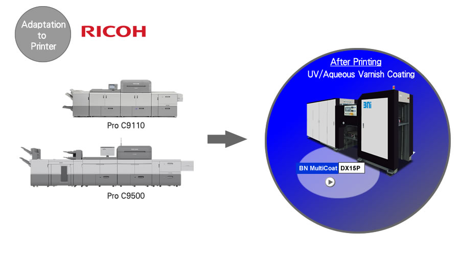 Adaptation to Printer of Ricoh