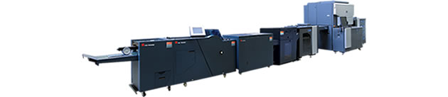 CP Bourg社製本機、HP Indigoデジタル印刷機とインライン設置可能