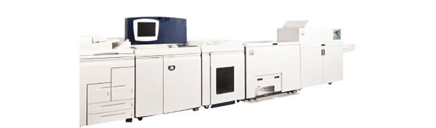 CP Bourg社製本機、Xeroxデジタル印刷機とインライン設置可能