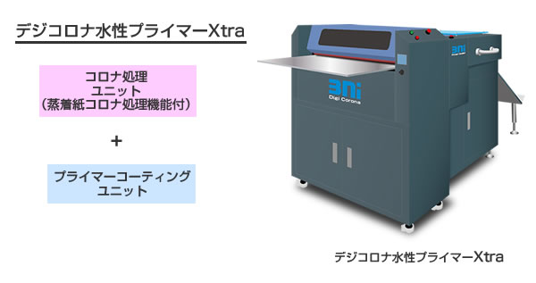 蒸着紙コロナ処理機能付 デジコロナ水性プライマーXtra