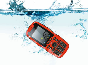 防爆携帯電話 IS320.1 防塵防水 IP68