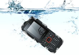 防爆デジタル通信端末/携帯電話 スマートフォン IS330.1 防塵防水 IP68